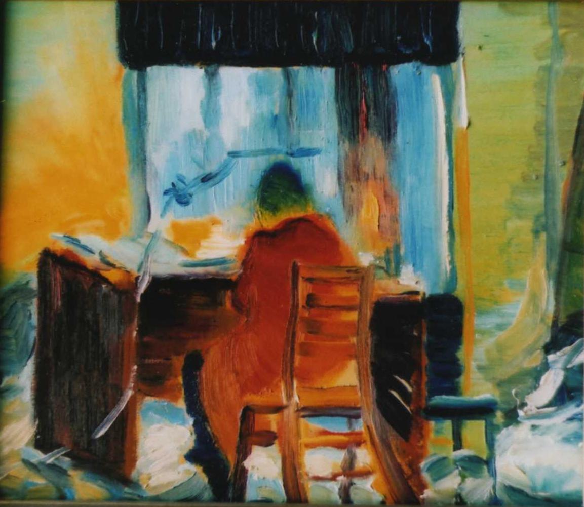 Jane istub_estoonia teater_kristjan juusu_oil painting