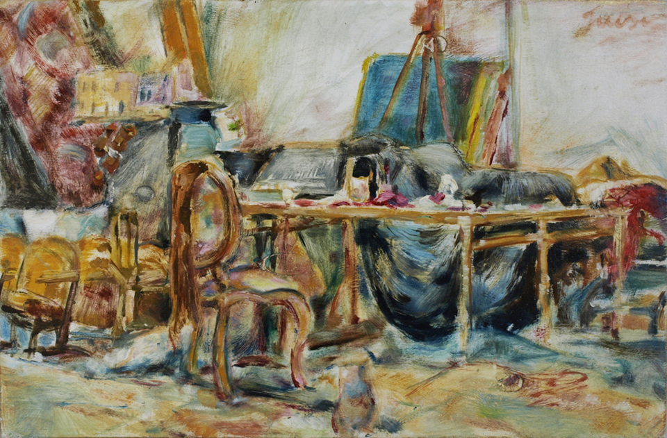 Teather chear_ kristjan juusu_oil painting